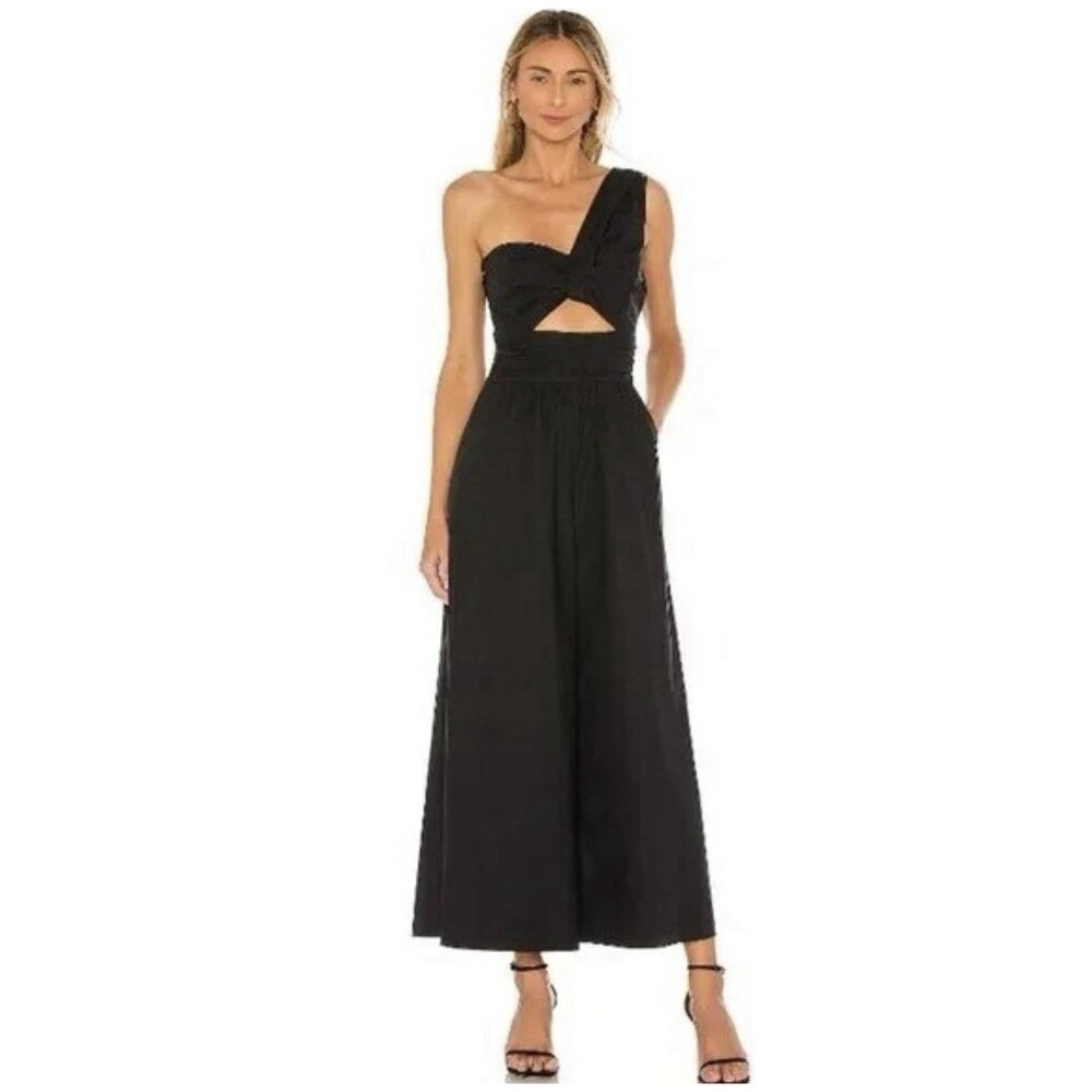 A.L.C. Athelia One-Shoulder Wide-Leg Jumpsuit